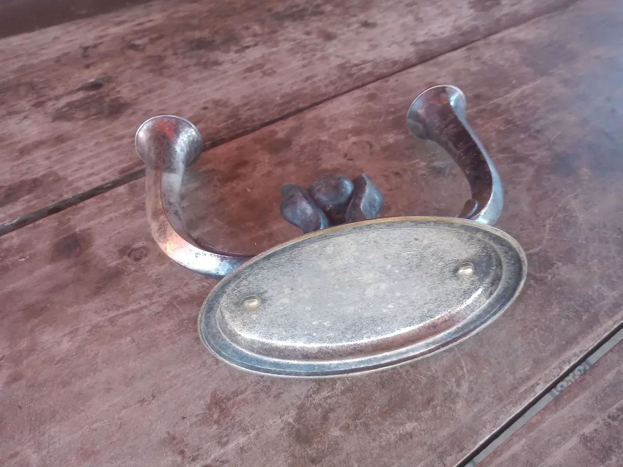 Castiçal de Metal Antigo - Foto 3