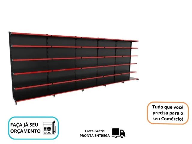Gondola de Aço Polar Parede 