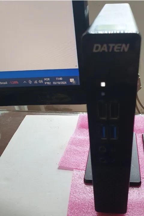 Mini computador DATEN i5 7ª geração, 16gb ram+ HD 480Gb + monitor gamer 25" LG - Foto 2