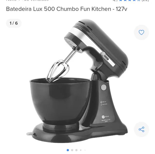 Batedeira Fun Kitchen Lux500 110v
