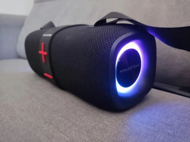 Caixa Som H'Maston Original AM11 Bt Usb com LED RGB a Prova D'água