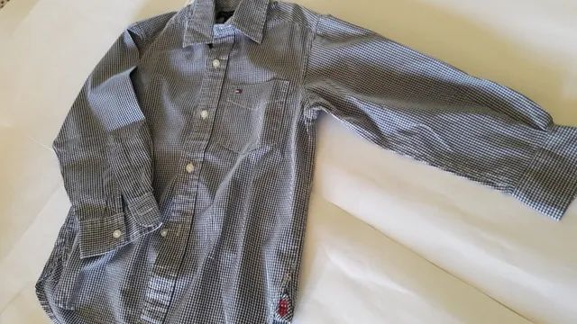 Camisa Infantil Marca Tommy Hilfiger - Mangas Compridas (EUA) Tam XS (4/5) seminova ótima - Foto 3