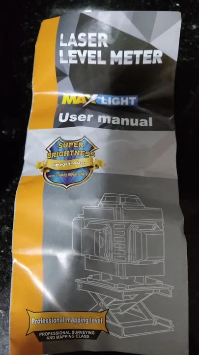 Nível a Laser 4D com 16 Linhas 360° novo - Foto 3