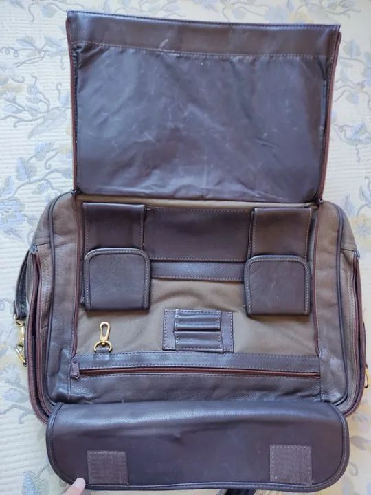 Pasta de mão em couro de búfalo  - Foto 3