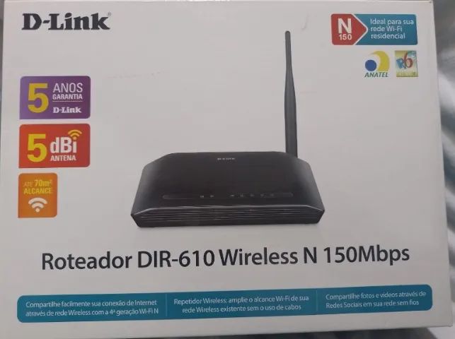 Roteador Wi-Fi D-Link Dir-610 Semi-novo.