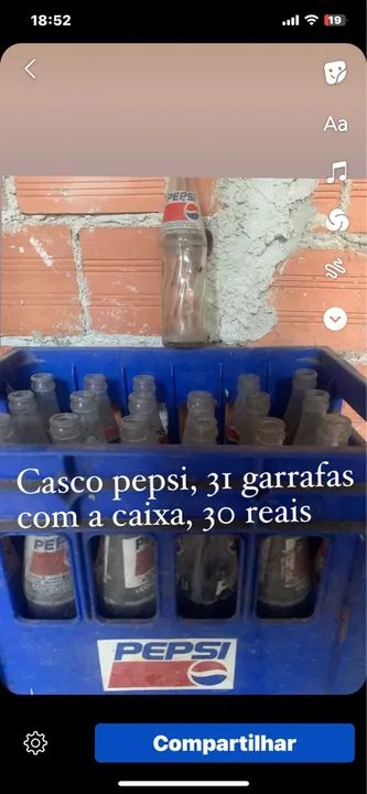 Casco Pepsi 20 reais