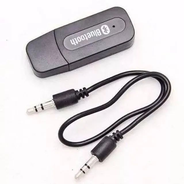 Adaptador Som Bluetooth Auxiliar P2 Música (Novo) - Garantia