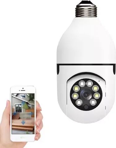 Câmera Wifi Lâmpada Ip 360 Segurança - Foto 3