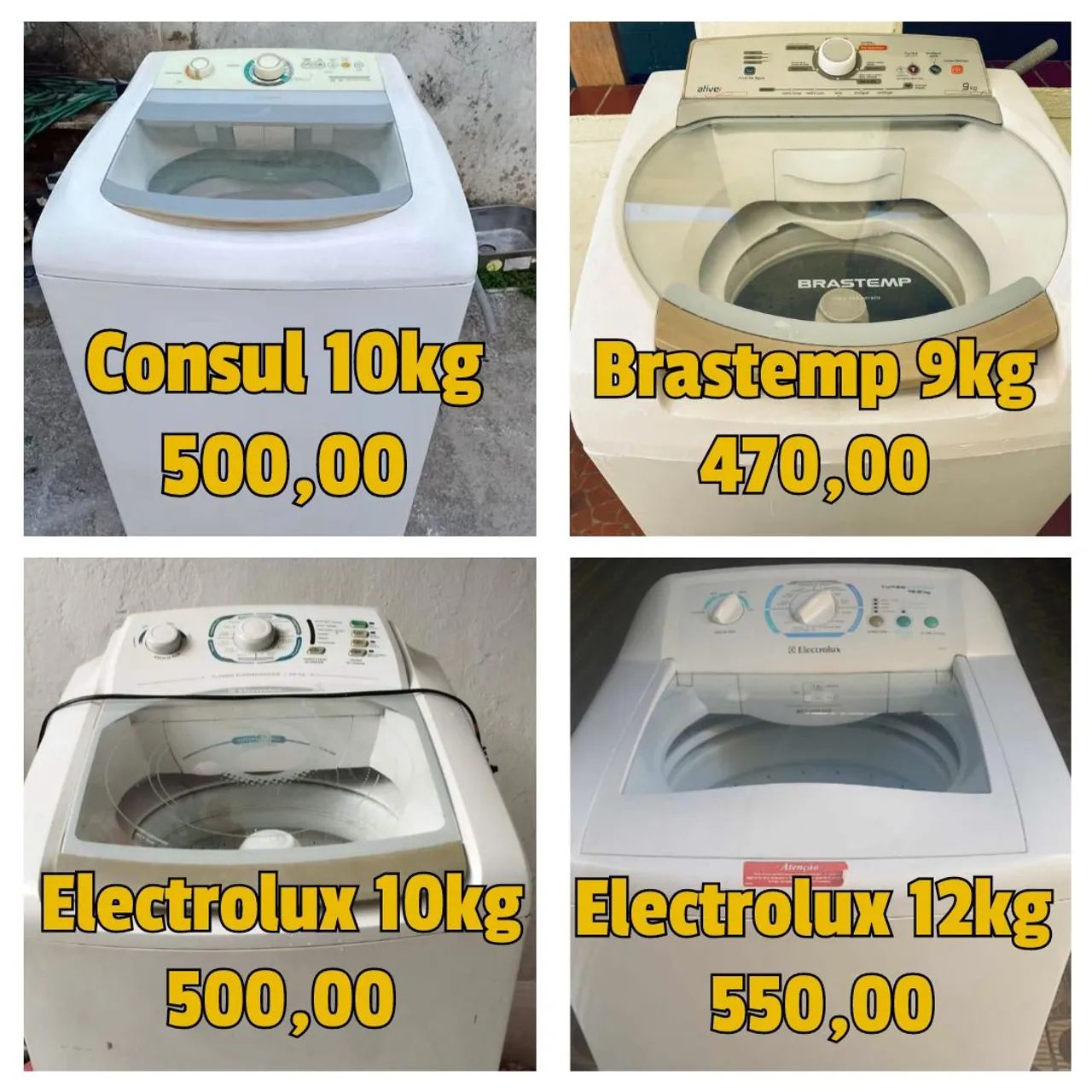 Máquina de lavar Brastemp, Electrolux Consul 