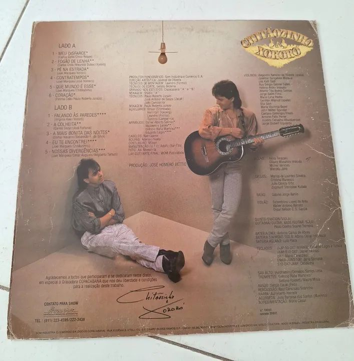 Disco de vinil LP Chitãozinho e Xororó (ler anúncio) - Foto 2
