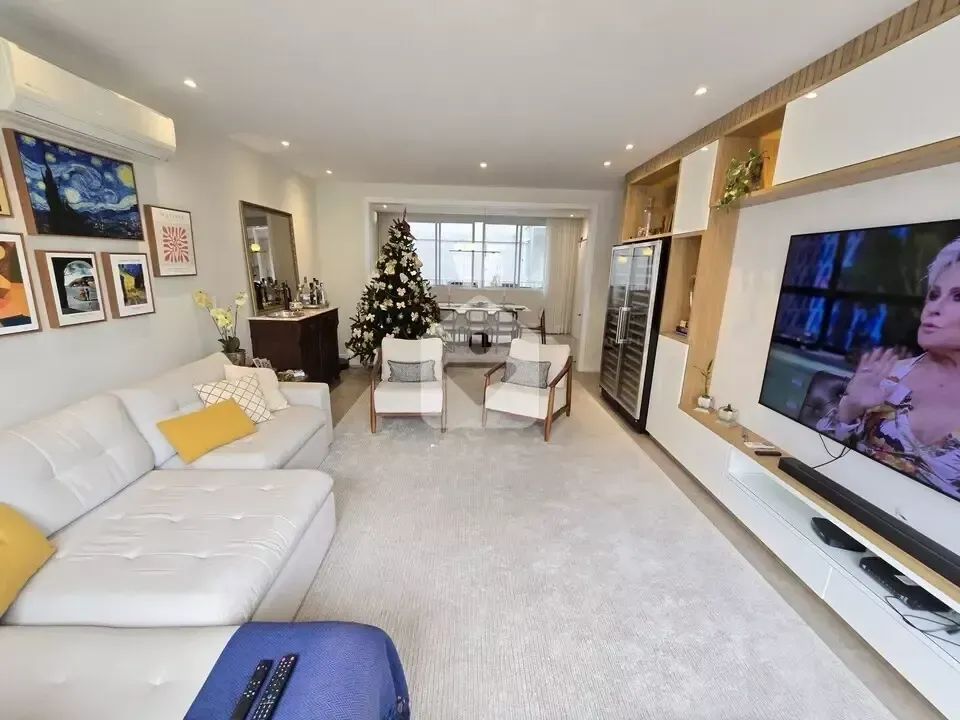 Apartamento reformado de 185m² com vaga em Copacabana - Foto 3