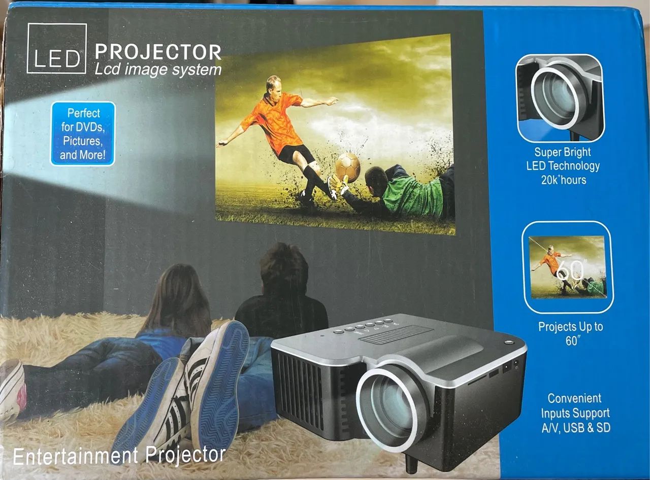 Mini projetor em Led64396800980354120