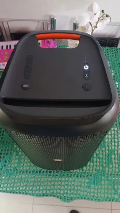 Caixa de Som JBL Party box 100 com bolsa para transporte  - Foto 2