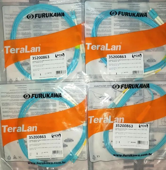 Cordão Duplex Óptico conectorizado 3metros Furukawa 