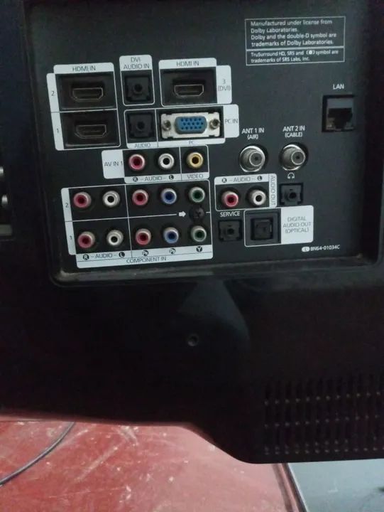 TV Samsung 40 polegadas Tela Esbranquiçada  - Foto 4