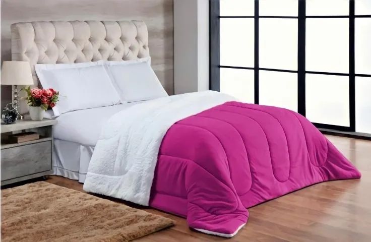 coberdrom Sherpa Pele de Carneiro tamanho queen - Foto 4