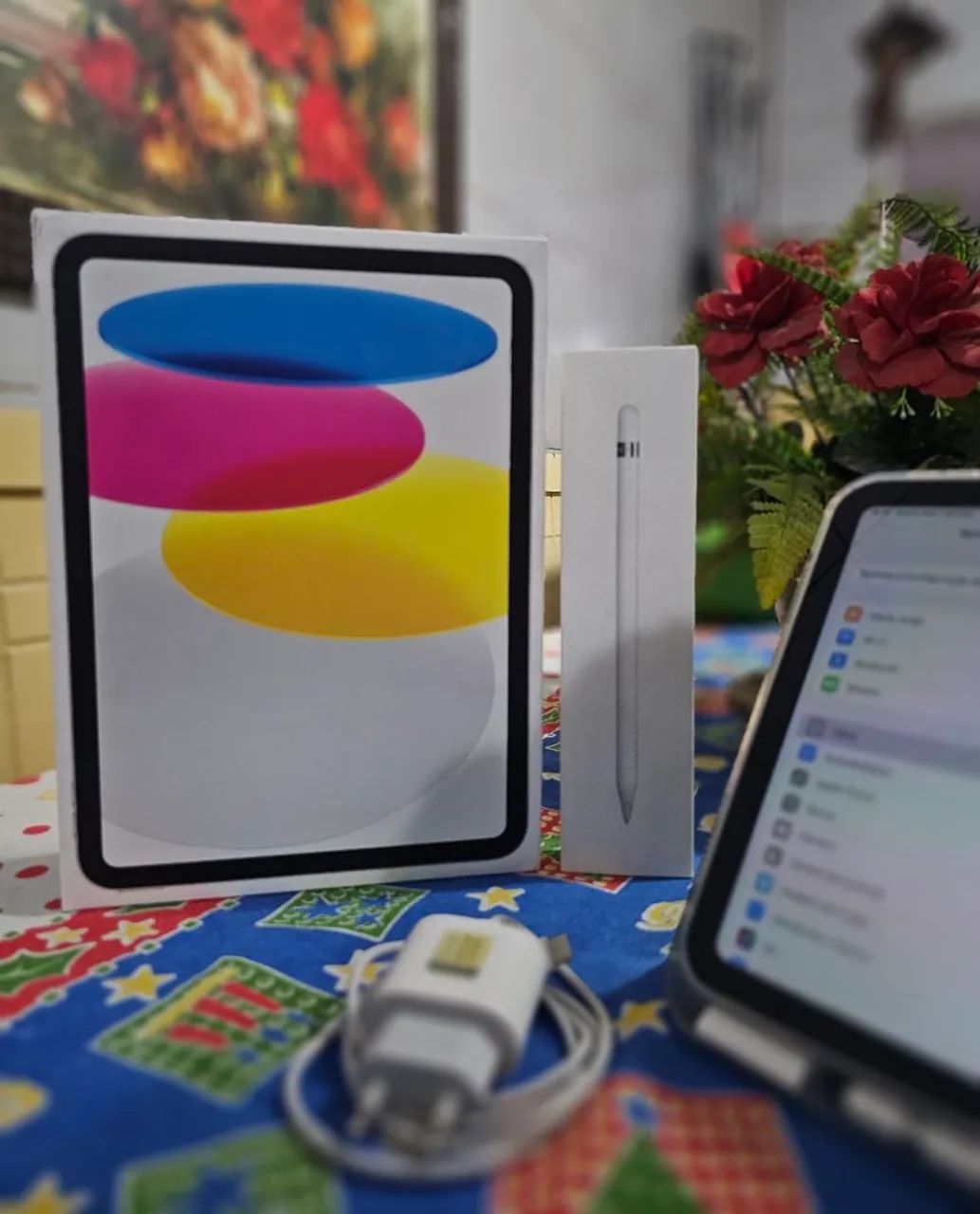 IPAD 10 64gb na garantia (7 meses) e Apple Pencil (1 geração) - Foto 2