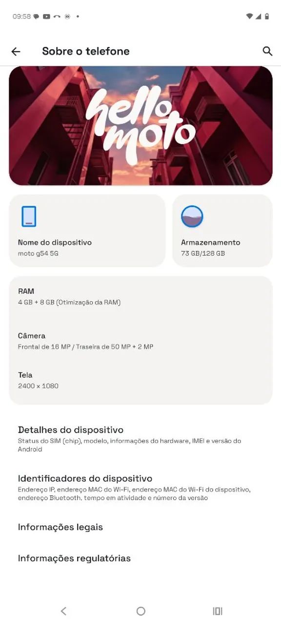 MOTOROLA G54 5G* VENDO OU TROCO POR OUTRO CELULAR  - Foto 3