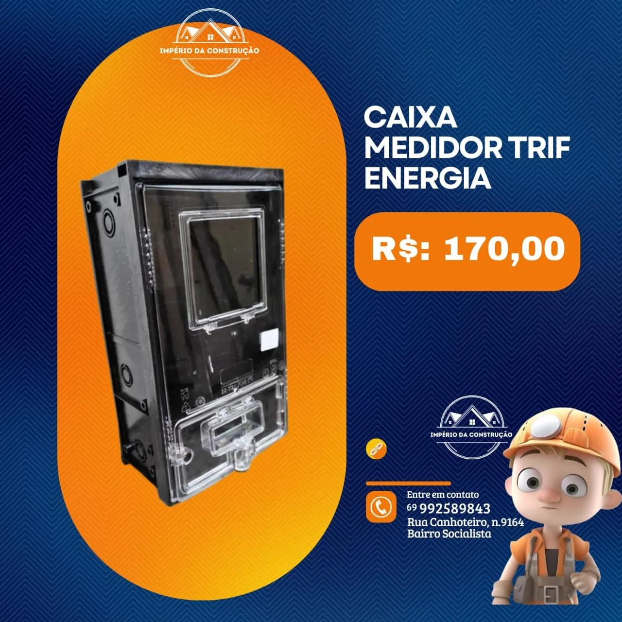 Promoção Caixa Medidor Trif Energia