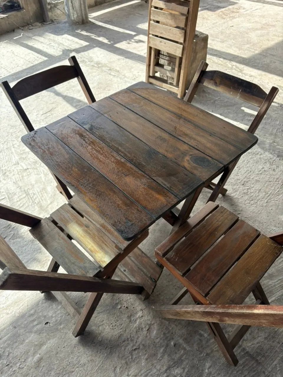 mesa e cadeira para bar/ restaurante 