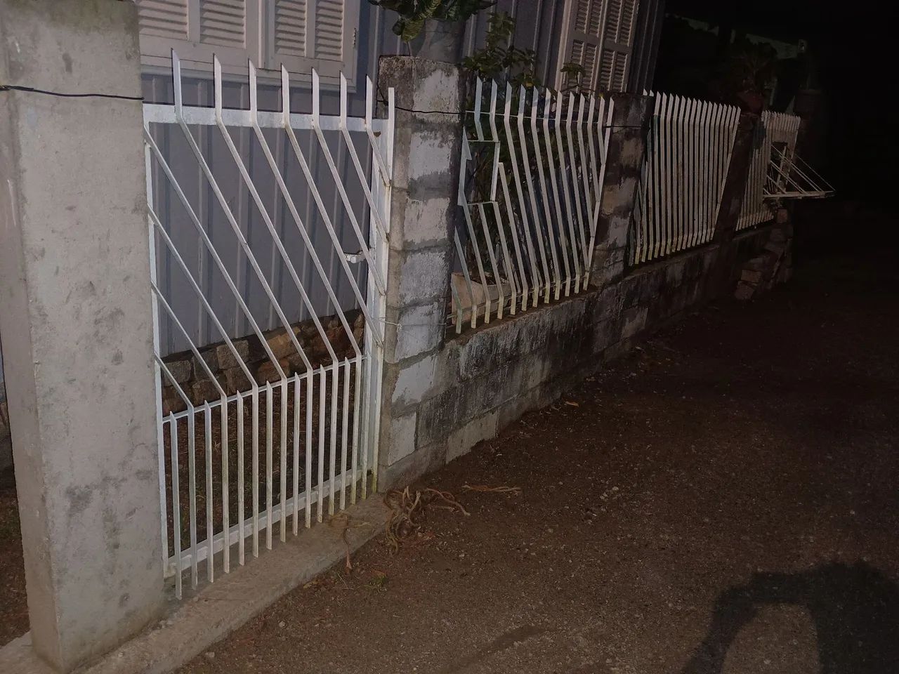 15 metros portão grades 