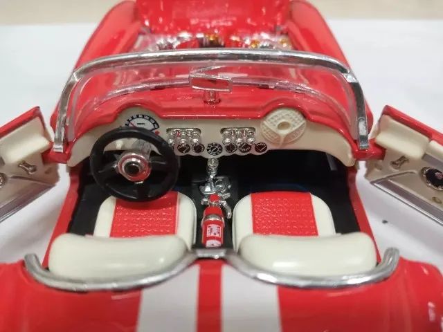 Miniatura Corvette 1957 1/24 Maisto Racing #2e09 - Foto 2