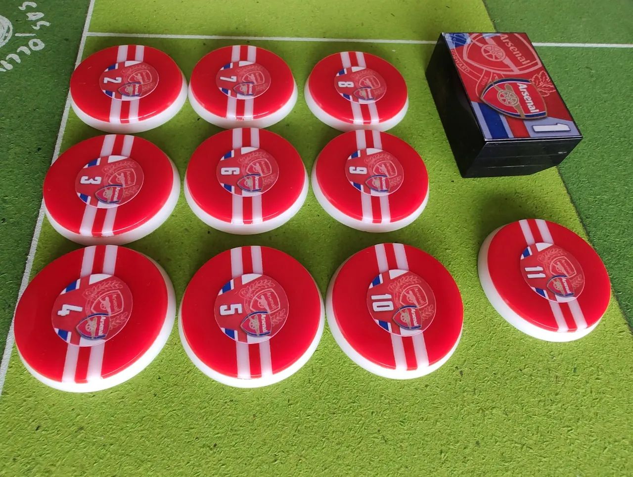 Futebol de botão. Time do Arsenal - Foto 3