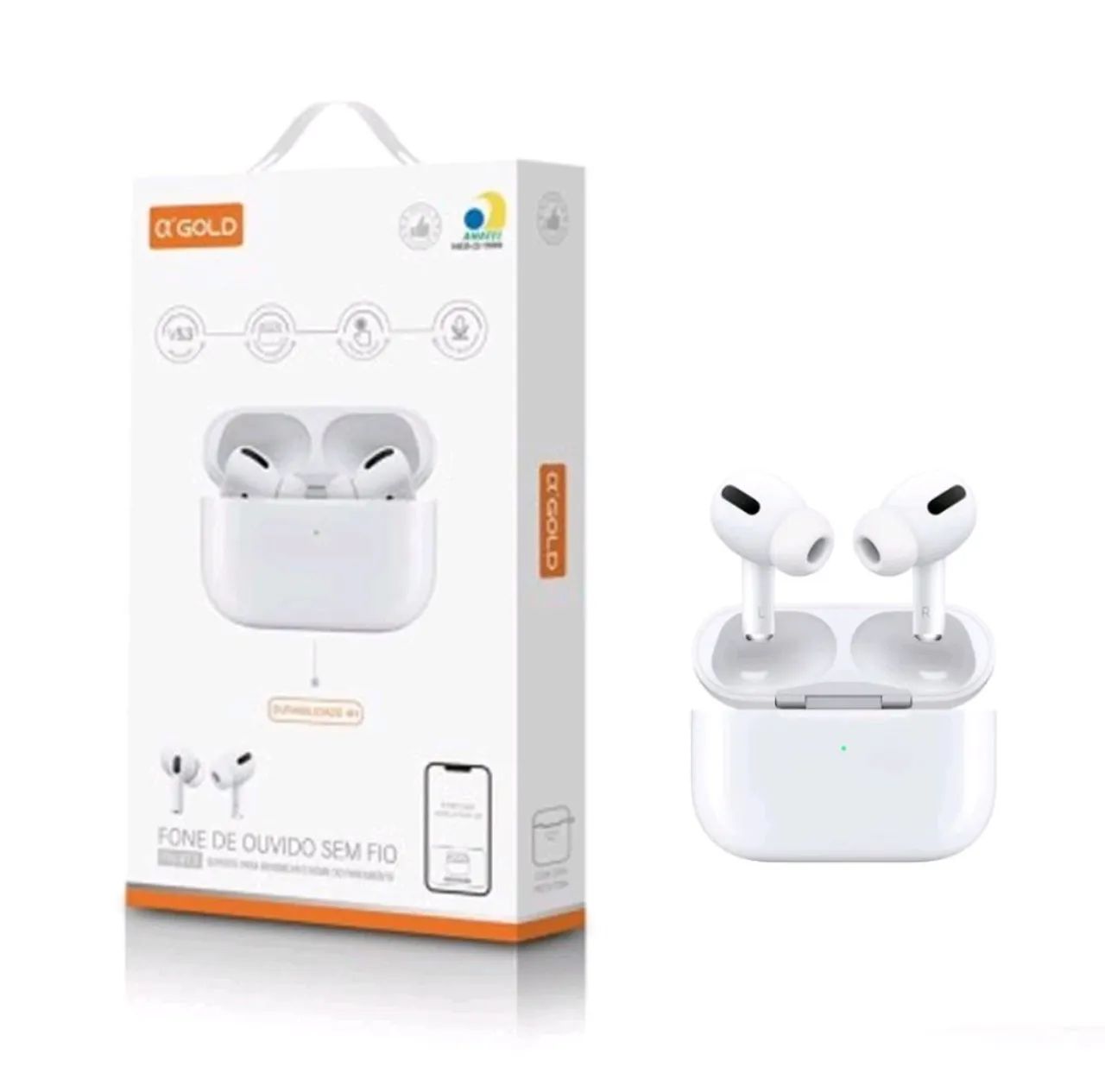 Fone de Ouvido Bluetooth a'Gold Pro FN-BT5 - Foto 5