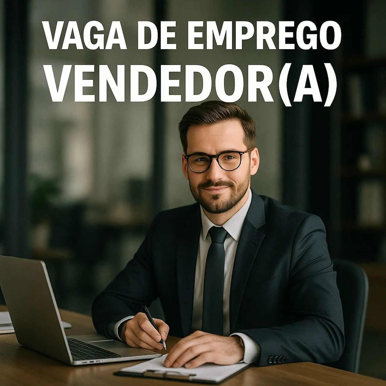 Vaga para vendedor(a) PARA INÍCIO IMEDIATO!!!