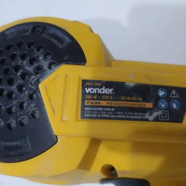 Pistola Elétrica para Pintura 260W 220V VONDER-PEV400 - Foto 3
