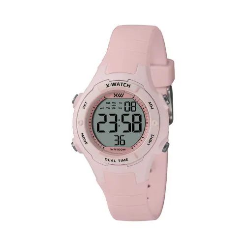 Relógio X-Watch Rosa Digital Feminino