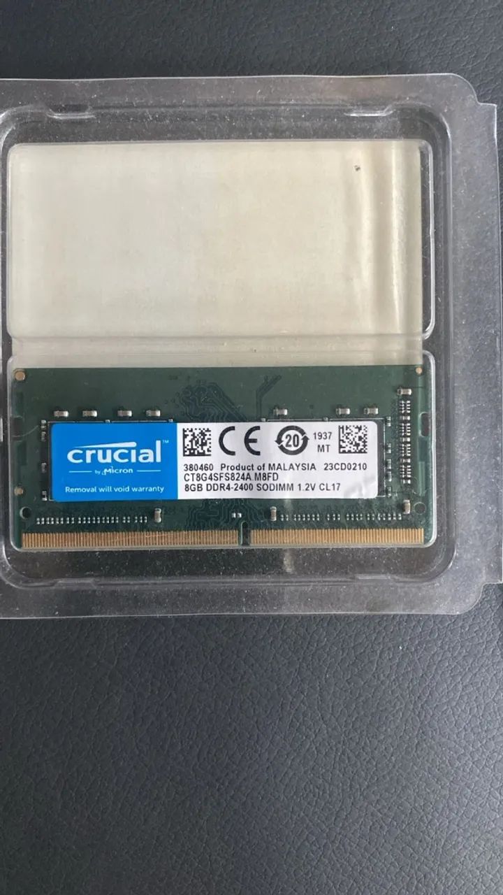 Memoria ddr4 2400 crucial sodimm (NOTEBOOK)