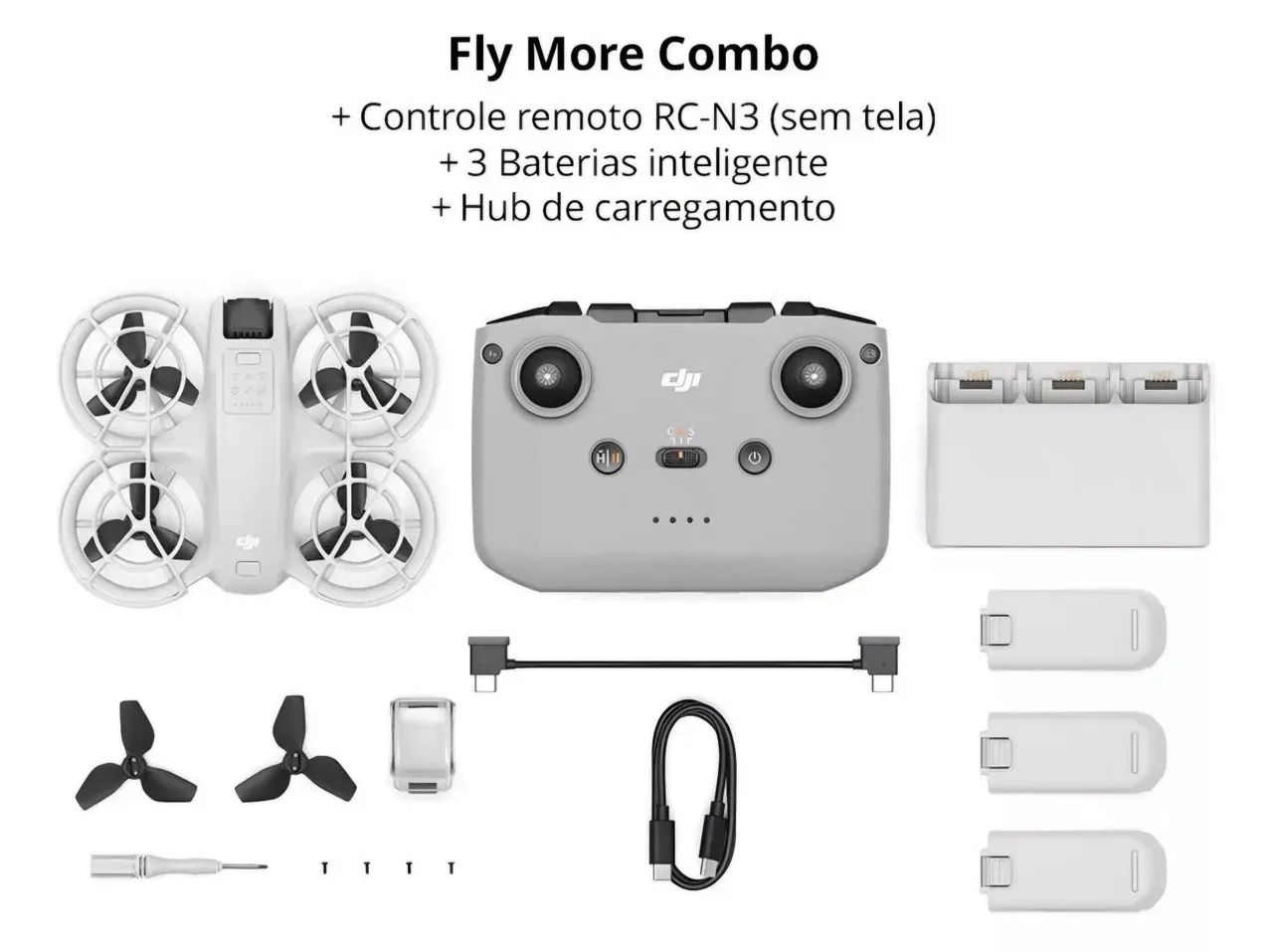 Oferta Drone DJI Neo Fly More Combo - Lacrado!! - Foto 2