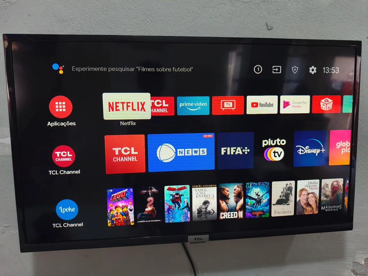 TV SMART 32 COMPLETA TODOS APLICATIVOS NOVOS 