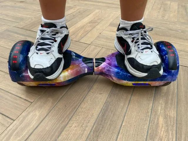 Skate Elétrico (Overboard) - Design Galáctico, LED e Bluetooth - Foto 3