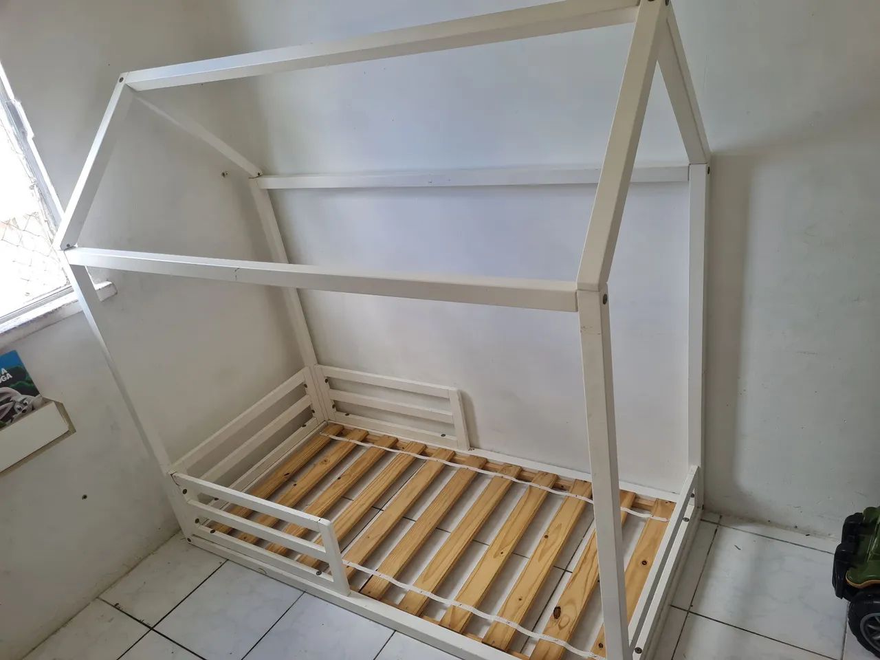Cama Infantil Casinha Branca Montessoriano