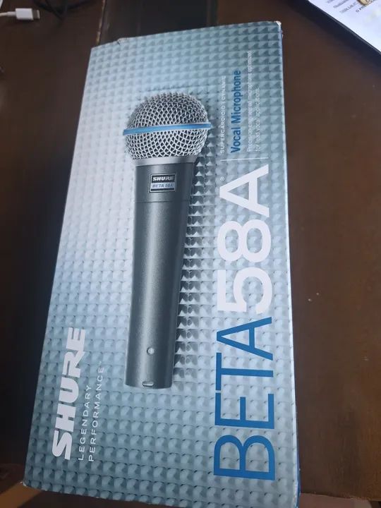 Microfone shure beta. 58a