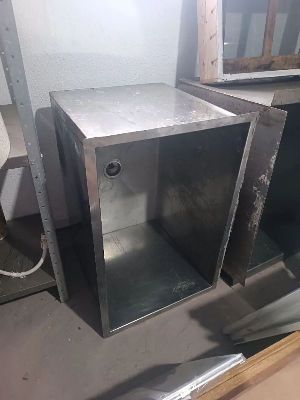 Tanque de inox grande 45x 70 / 50 profundidade VENDE-SE 