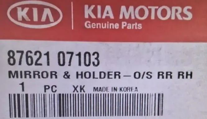 Lente Espelho Retrovisor L/D Kia Picanto - Foto 3