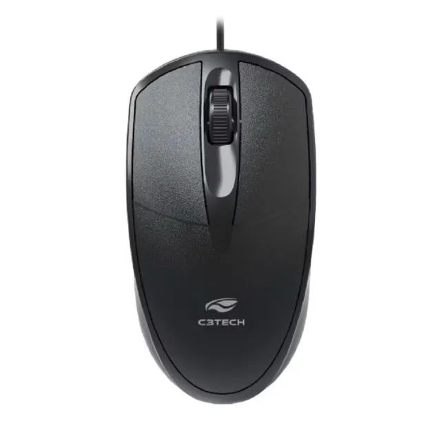 Mouse USB com Fio C3Tech MS-31BK Preto Para Notebook e Computador - Foto 2