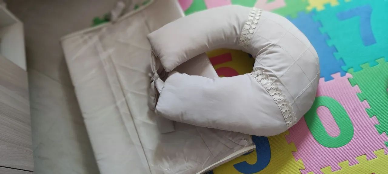 Trocador + Almofada Amamentação na cor Palha - Foto 4