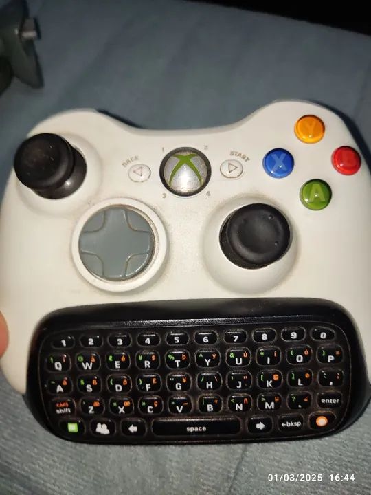 Controle Xbox 360 original Microsoft + Receptor Wireless + Cabo - Foto 5