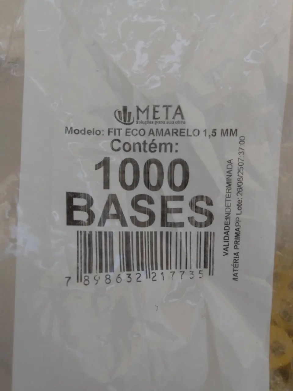 Nivelador Espaçador Piso Porcelanato Fit Eco 1,5 mm +- 600 unidades