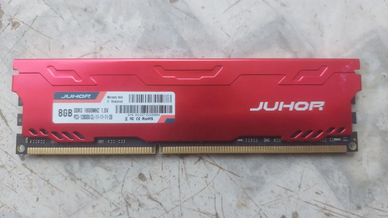 Memória ram de PC, 8gb de ram ddr3