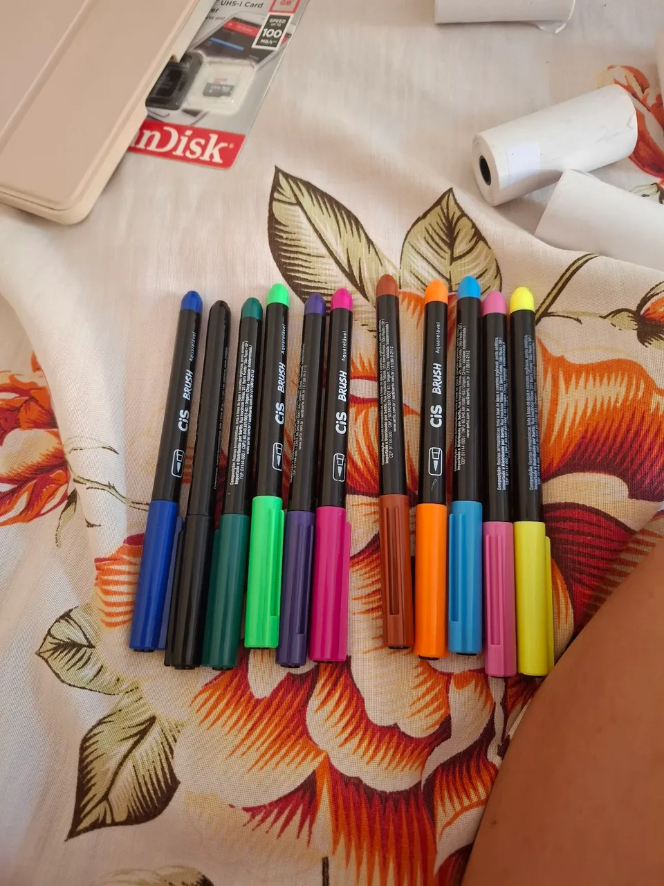 Canetas Brush Pen cis - 11cores vibrantes