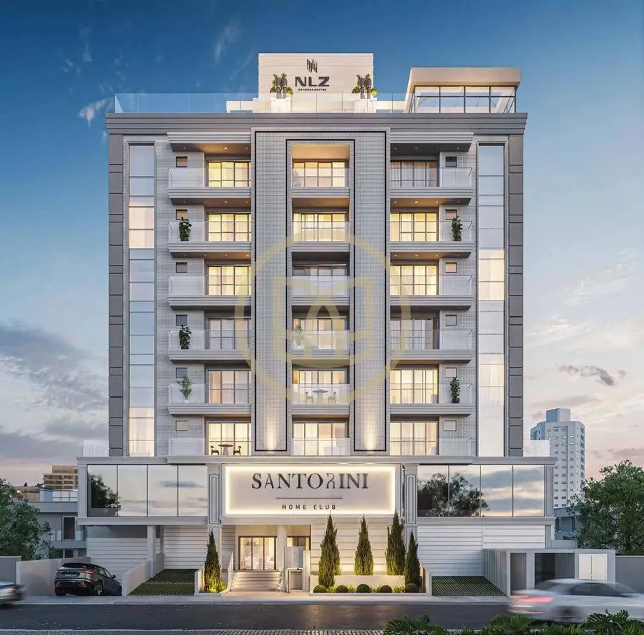 STUDIO NA PLANTA A PARTIR DE R$ 636.000,00 - SANTORINI HOME CLUB - A 250M DA PRAIA GRANDE