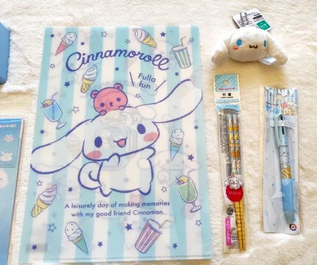 Kit de Papelaria Sanrio Cinnamoroll Original Japão - Foto 3