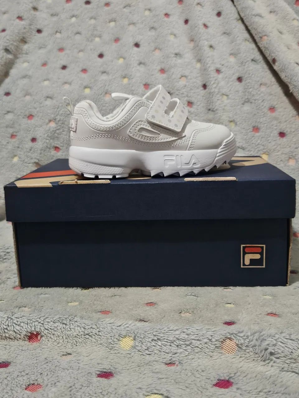 Vlc Tenis Fila Branco Bebe Tenis Fila Disruptor Vlc Baby