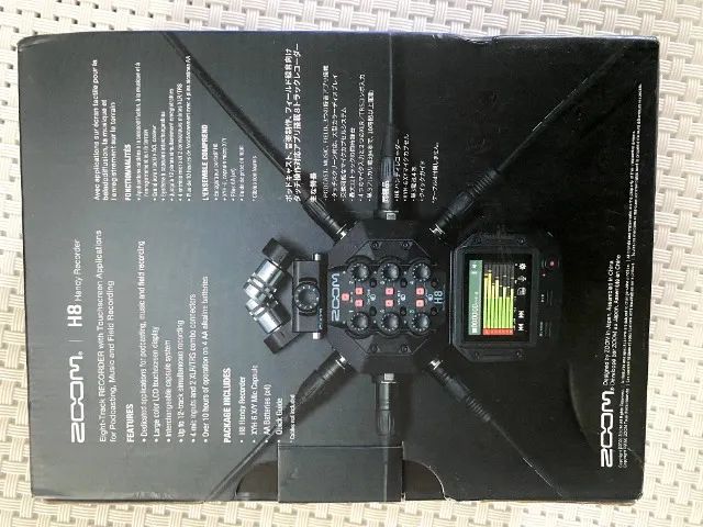 Zoom Gravador De Áudio H8 Handy Recorder 8 Entradas (Novo, na caixa) - Foto 5