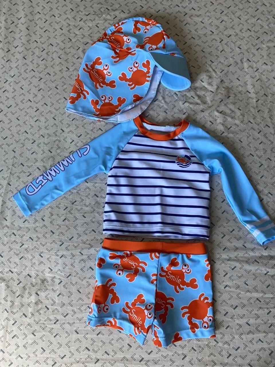 Roupa de praia bebê menino Roupas para Bebês Nova Ponta da